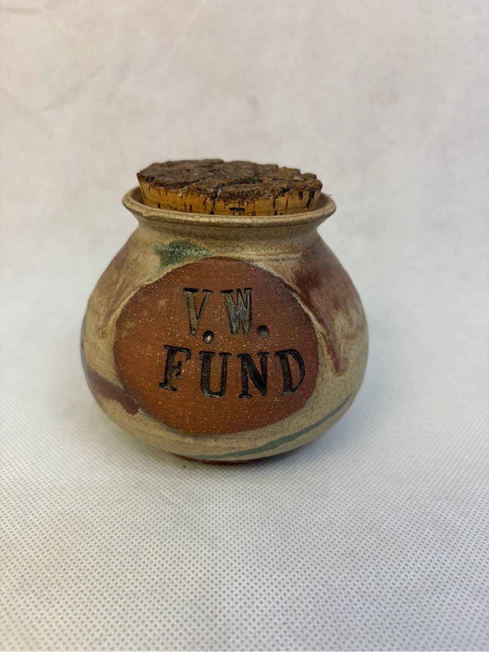 Vintage VW Fund Ceramic Jar